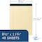 Roaring Spring Recycled Legal Pad, Rld, 8-1/2"x11-3/4", 40 Pads, Canary 12PK ROA74712 - alternate 3